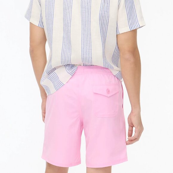J. Crew Resort Pink 8" swim trunk/NWT/M - Picture 5 of 13